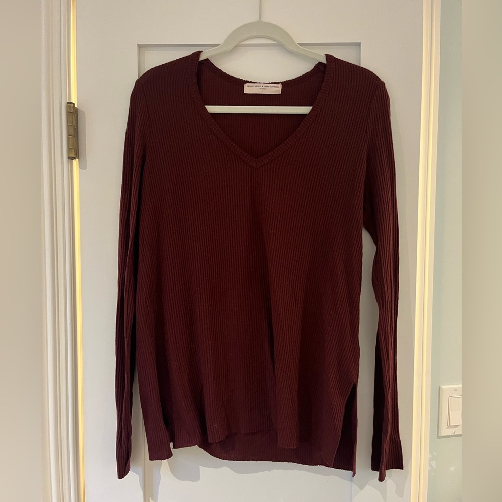 Urban Outfitters soft maroon long sleeve